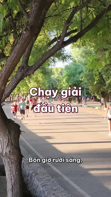Chạy giải đầu tiên: không thử gì mới, cây số đầu chạy chậm, biết lúc nào phải dừng