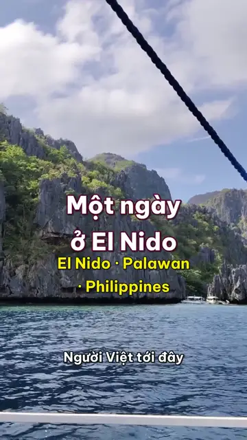 Một ngày ở El Nido, Palawan: lên thuyền bangka đi đảo, chèo kayak vào đầm giữa vách đá vôi, hoàng hôn rơi xuống biển