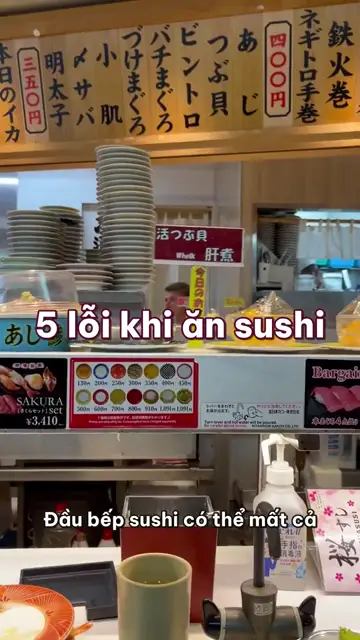5 lỗi khi ăn sushi: nhúng cả nắm cơm vào xì dầu, khuấy wasabi thành bùn và cắn đôi miếng nigiri