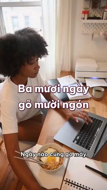 Ba mươi ngày gõ phím mười ngón: bỏ thói mổ cò, gõ không nhìn bàn phím
