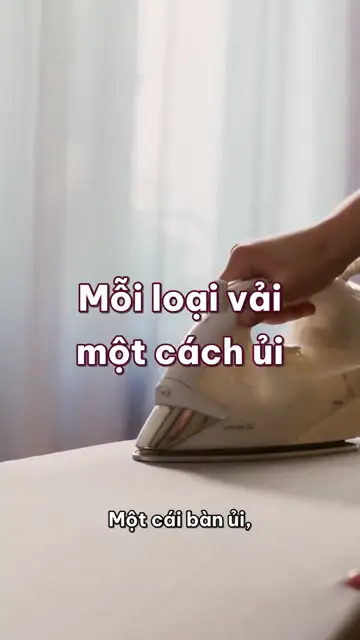 Ủi đồ len, lụa, vải lanh, quần jean: mỗi loại vải một nấc nhiệt, một mặt ủi và một chiếc khăn lót